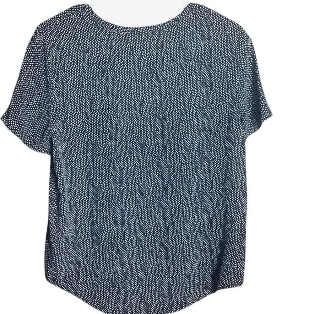 Equipment Femme Silk Blouse Dot Print Black Women S Minimalist Luxe Chic